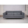 Grey Fabric Sofa Living Room Park Fabric Sofa Manufactory